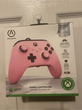PowerA Pink Wired Xbox Controller - Compatible with Xbox & PC